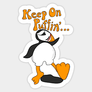 Keep On Puffin Sticker